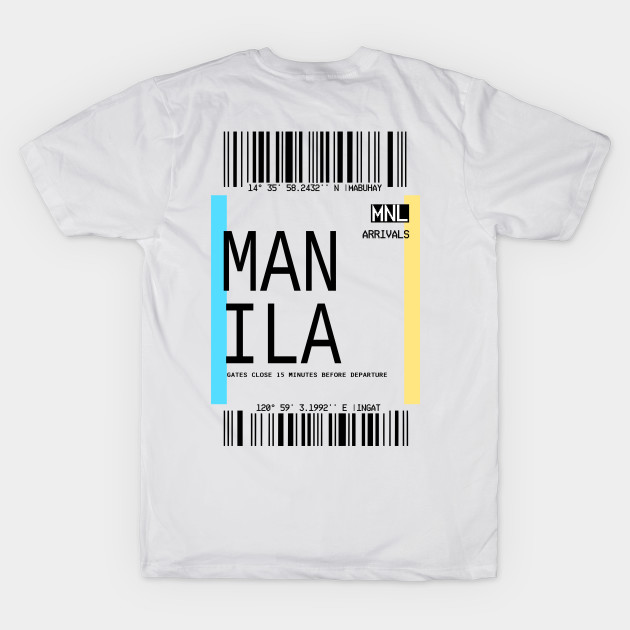 Manila Philippines planet ticket by Aydapadi Studio